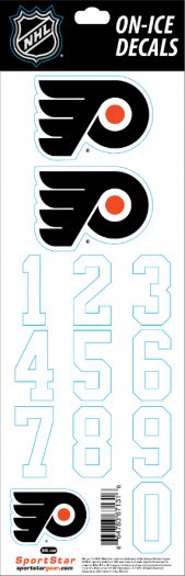 E-shop Sport Star Samolepky na helmu Philadelphia Flyers NHL Decals White