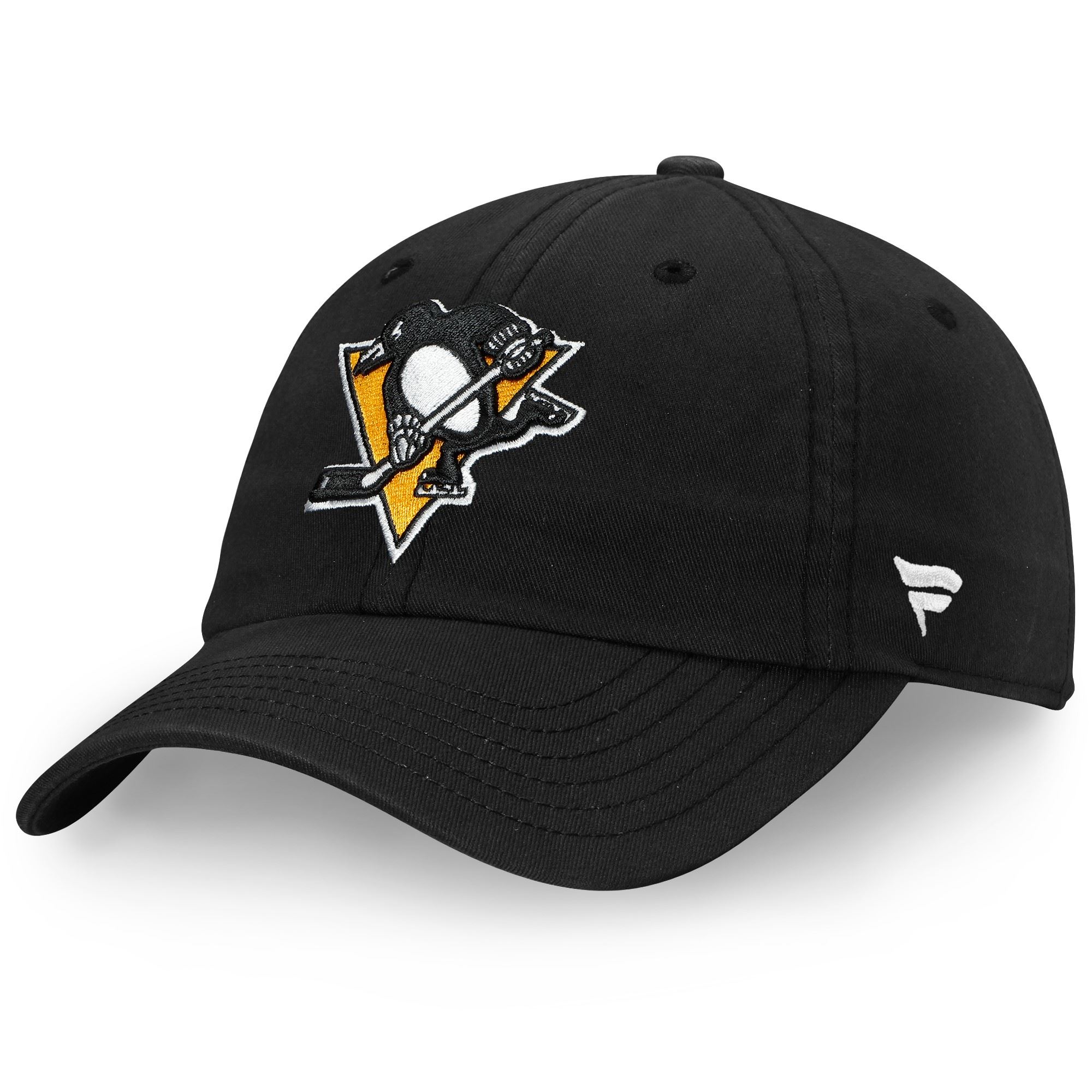 E-shop Pánska Šiltovka Pittsburgh Penguins NHL Core Black Curved Unstructured Strapback Cap Fanatics