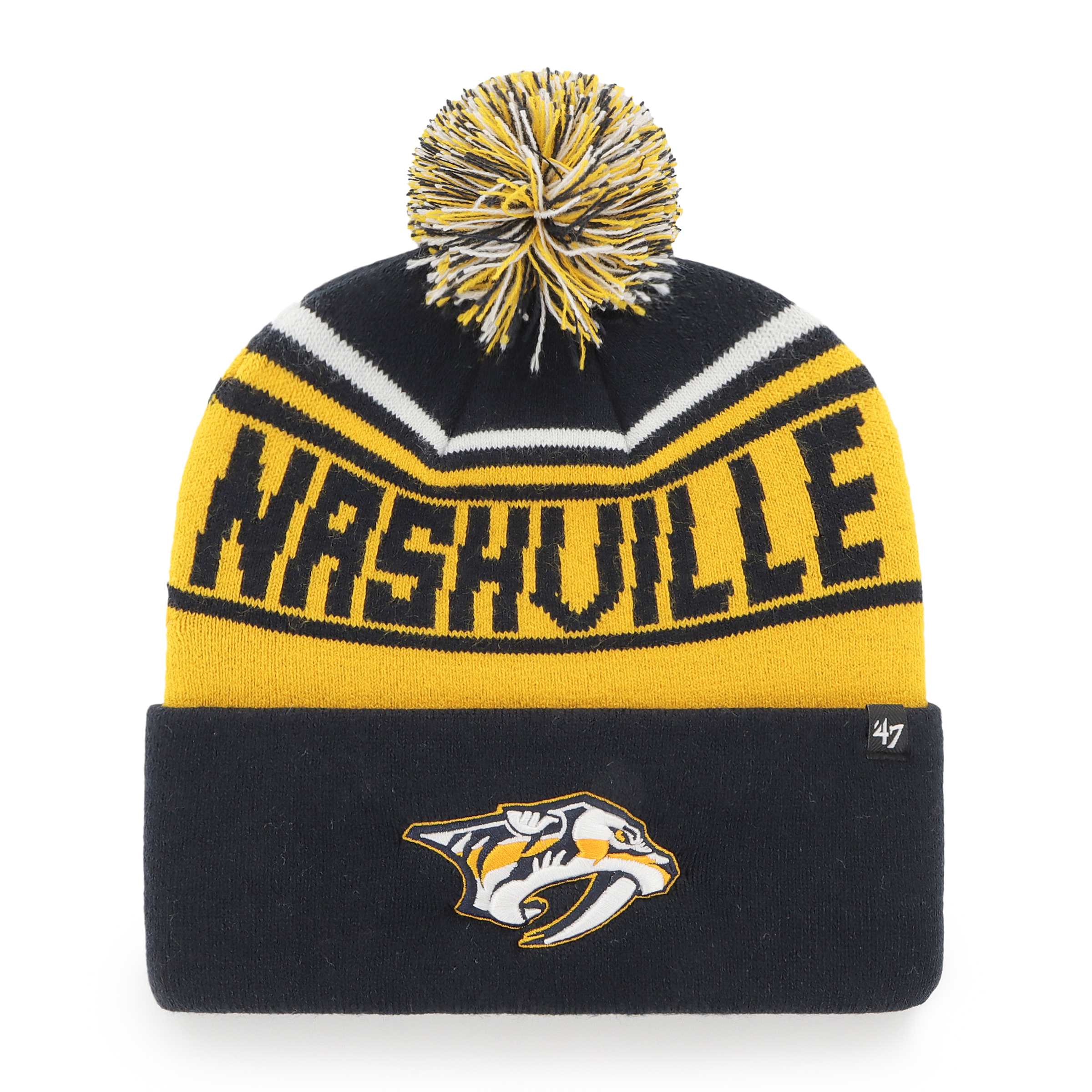 47 Brand Pánska zimná čiapka Nashville Predators Stylus ’47 CUFF KNIT