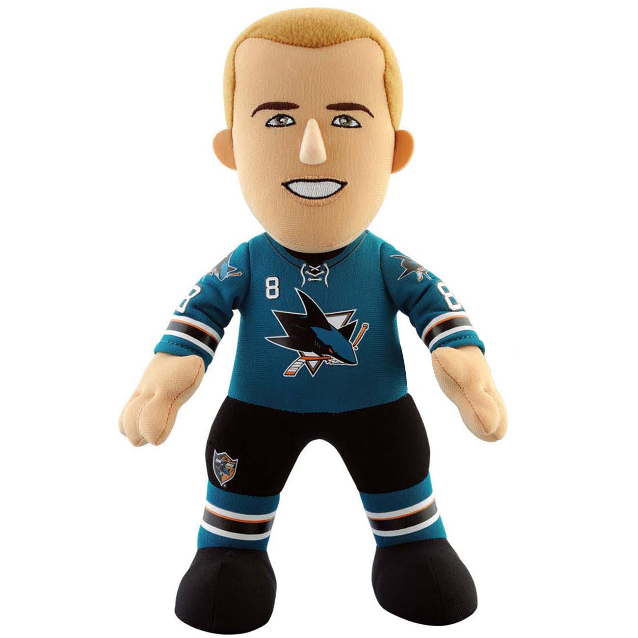 Bleacher Creatures Plyšový Hráč Joe Pavelski #8 San Jose Sharks NHL Plush Figure