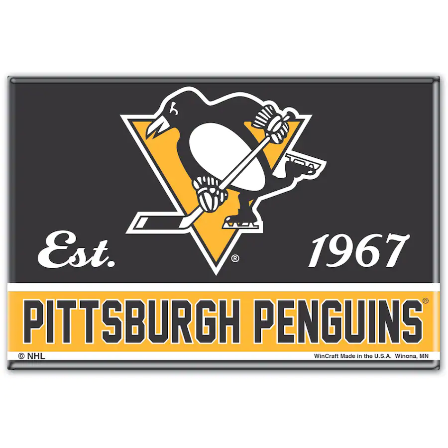 Wincraft Magnetka na Lednici Pittsburgh Penguins