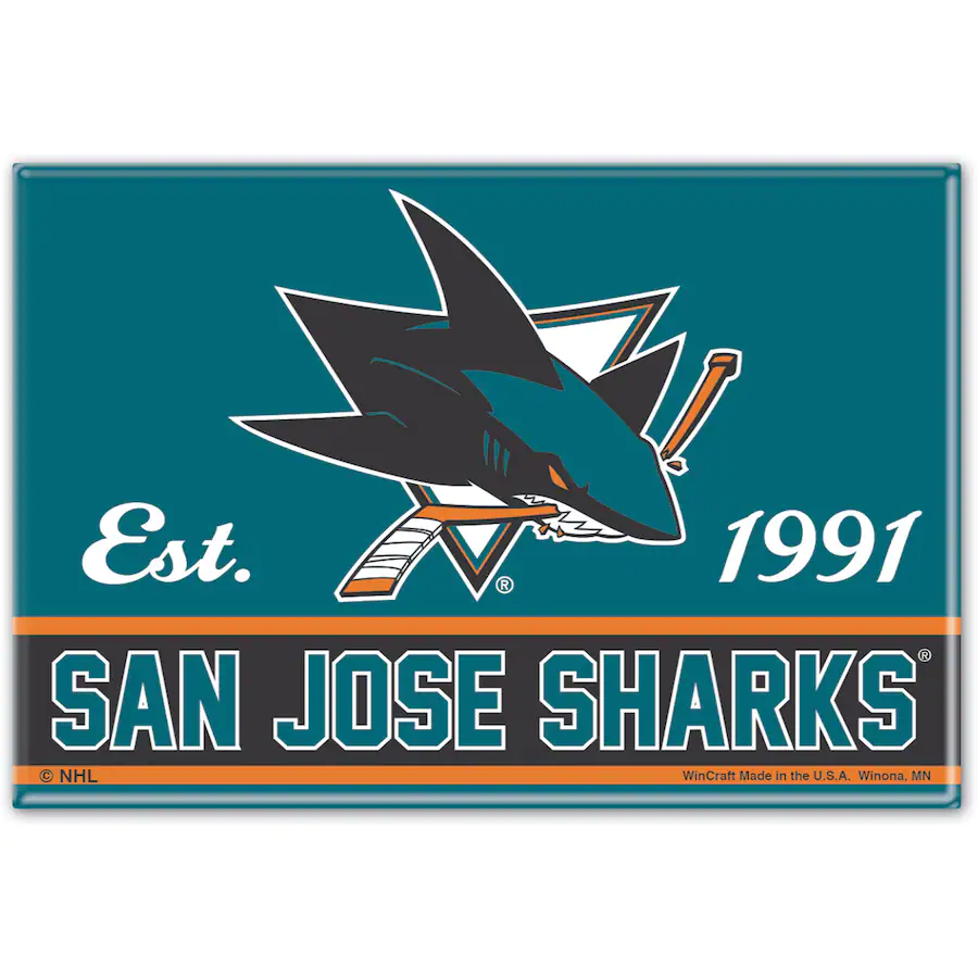 Wincraft Magnetka na Lednici San Jose Sharks NHL