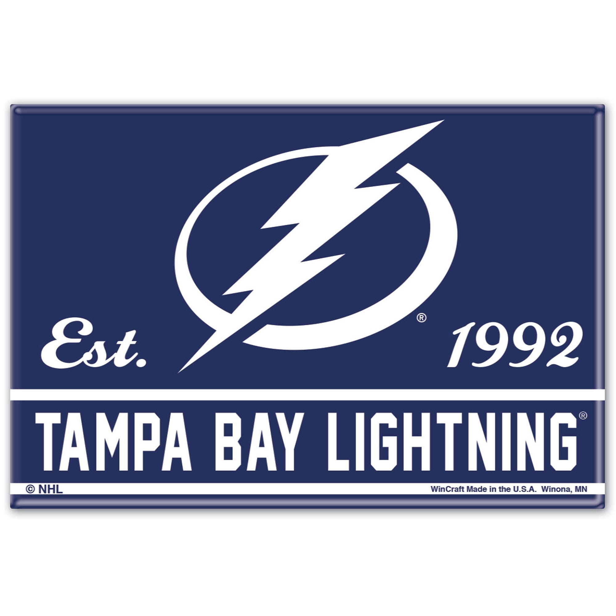 Wincraft Magnetka na Lednici Tampa Bay Lightning