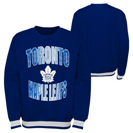 E-shop Outerstuff Detská mikina Toronto Maple Leafs NHL Classic Blueliner Crew Neck