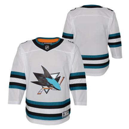 Outerstuff Detský dres San Jose Sharks Premier White Away Veľkosť: L/XL