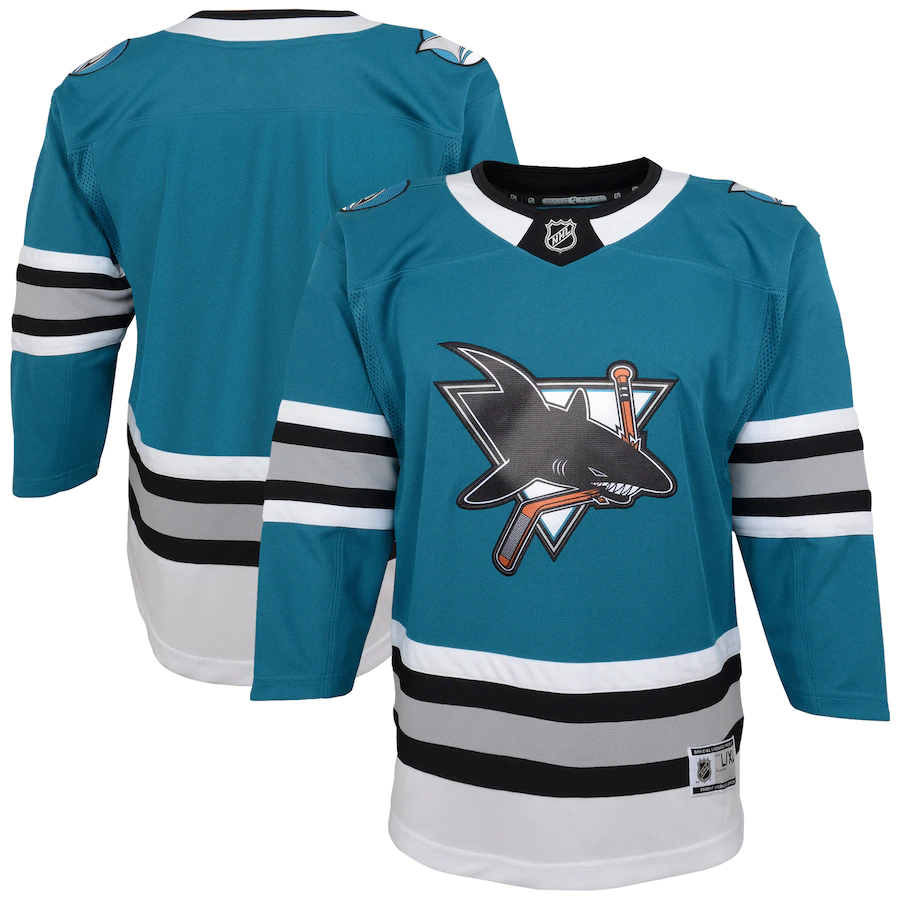 Outerstuff Detský dres San Jose Sharks Premier Home 30th Anniversary Veľkosť: L/XL
