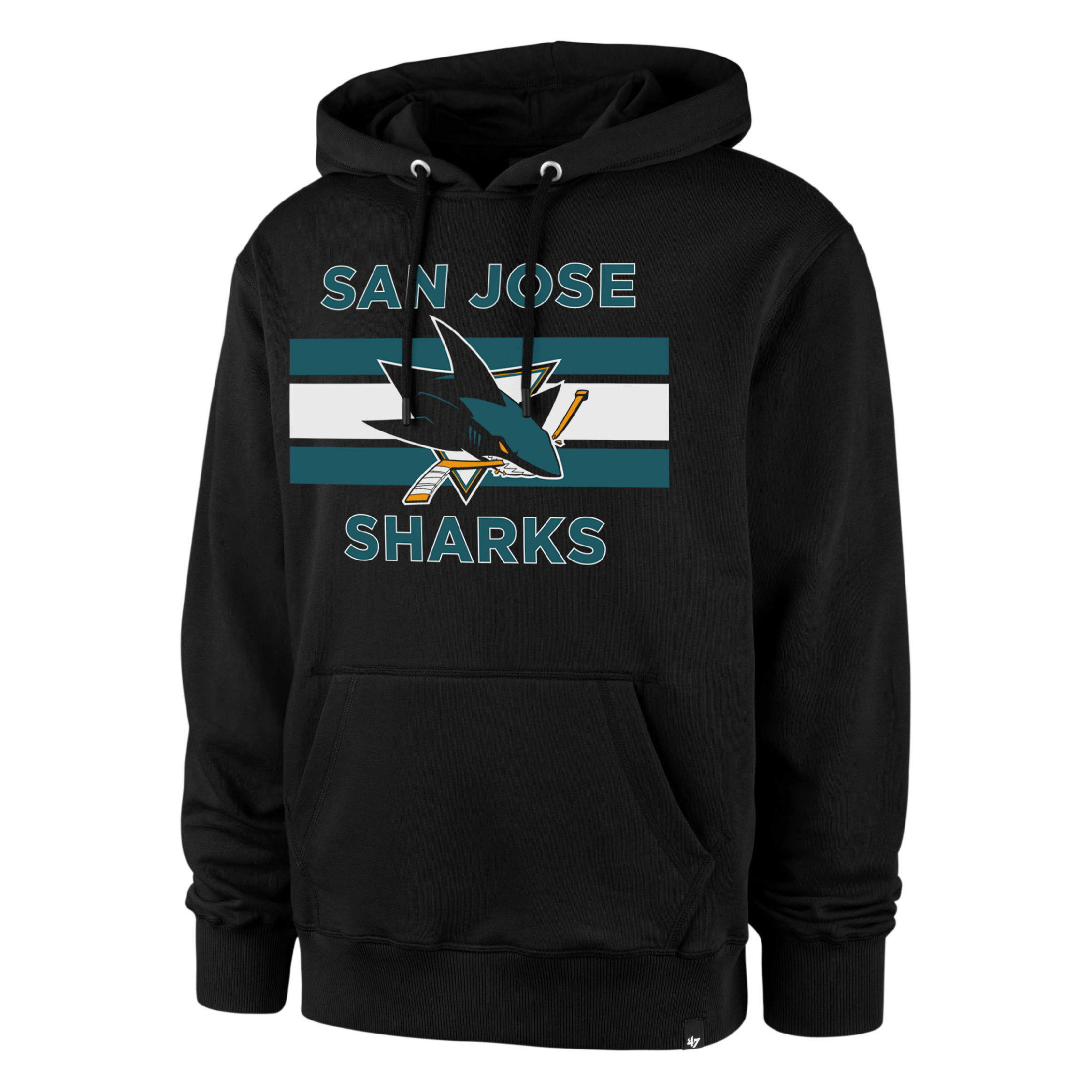 47 Brand Pánska mikina San Jose Sharks ’47 BURNSIDE Pullover Hood Veľkosť: S