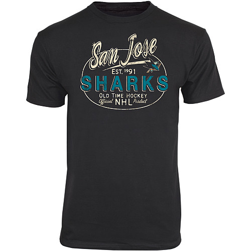 Old Time Hockey Pánské tričko - Taunt - San Jose Sharks NHL Veľkosť: XL