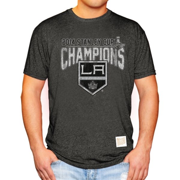 Original Retro Brand Pánské tričko Los Angeles Kings NHL 2014 Stanley Cup Mock Twist Veľkosť: M