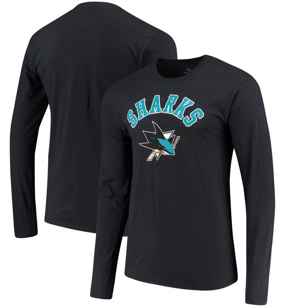 Fanatics Pánské tričko San Jose Sharks NHL Door Arch Long Sleeve Veľkosť: XL