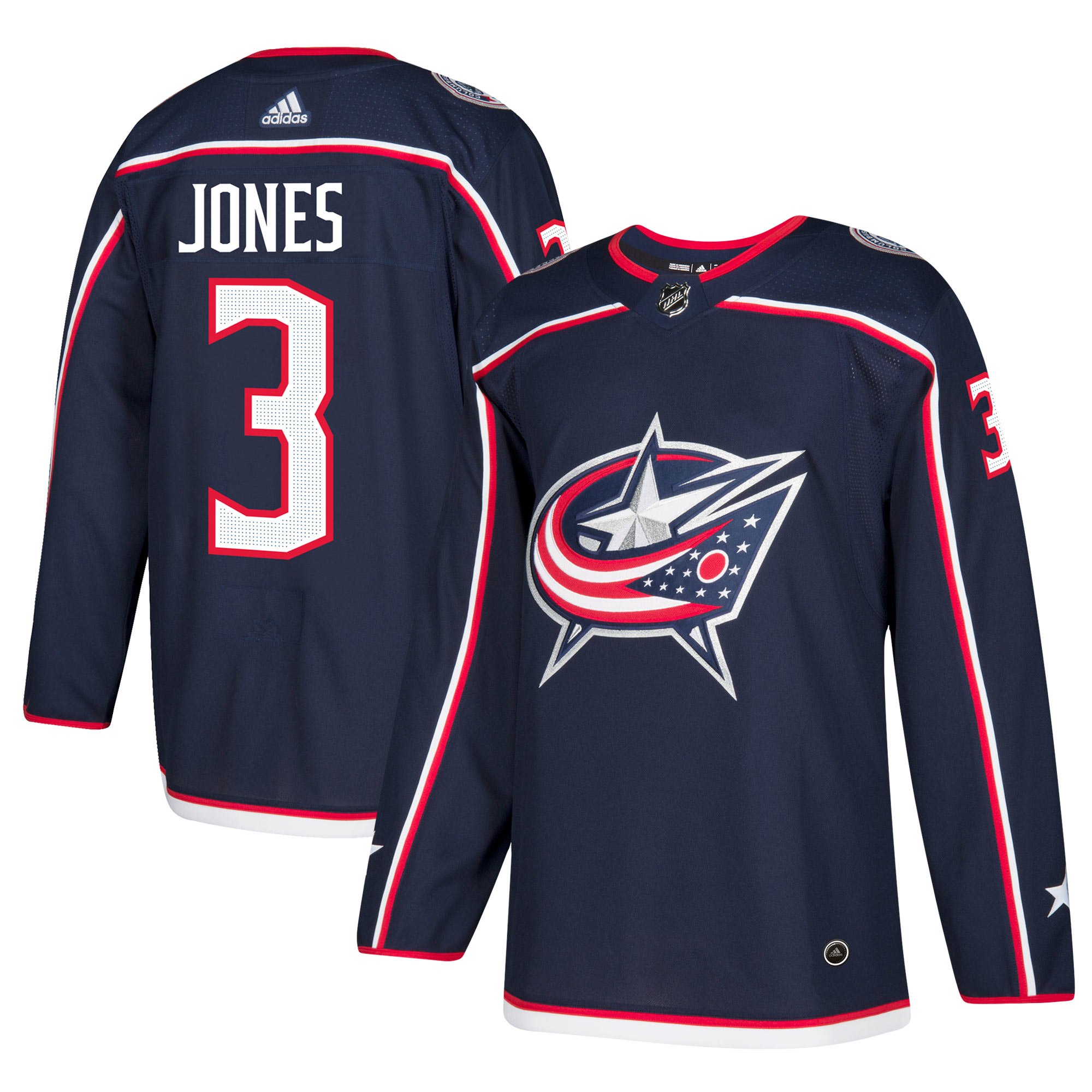 Adidas Pánský dres Columbus Blue Jackets NHL #3 Seth Jones adizero Home Authentic Player Pro Distribúcia: USA