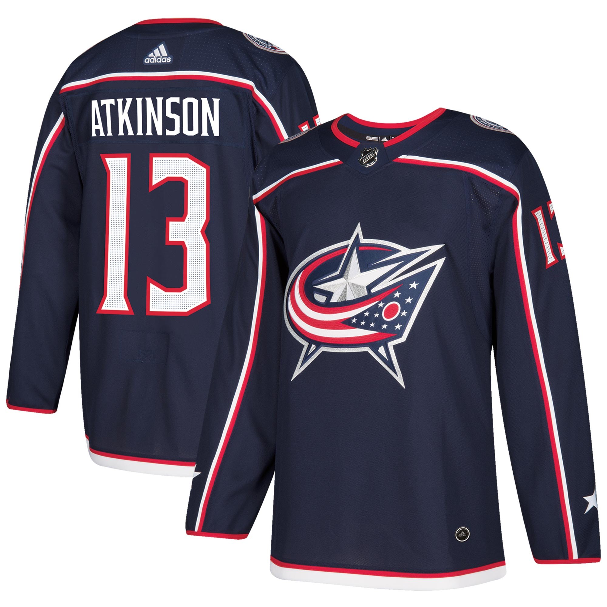 Adidas Dres Columbus Blue Jackets #13 Cam Atkinson adizero Home Authentic Player Pro Distribúcia: USA