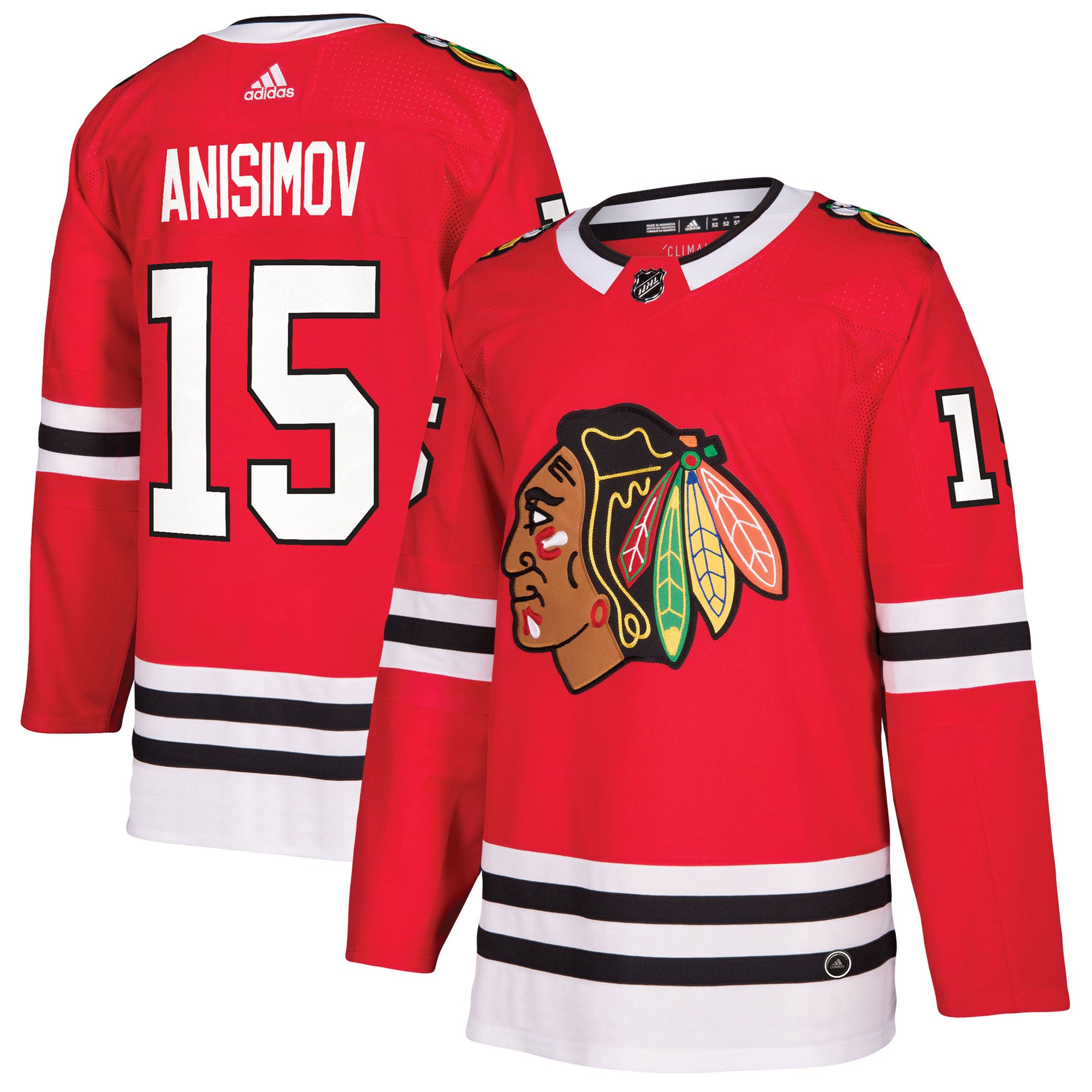 Adidas Dres Chicago Blackhawks #15 Artem Anisimov adizero Home Authentic Player Pro Distribúcia: USA