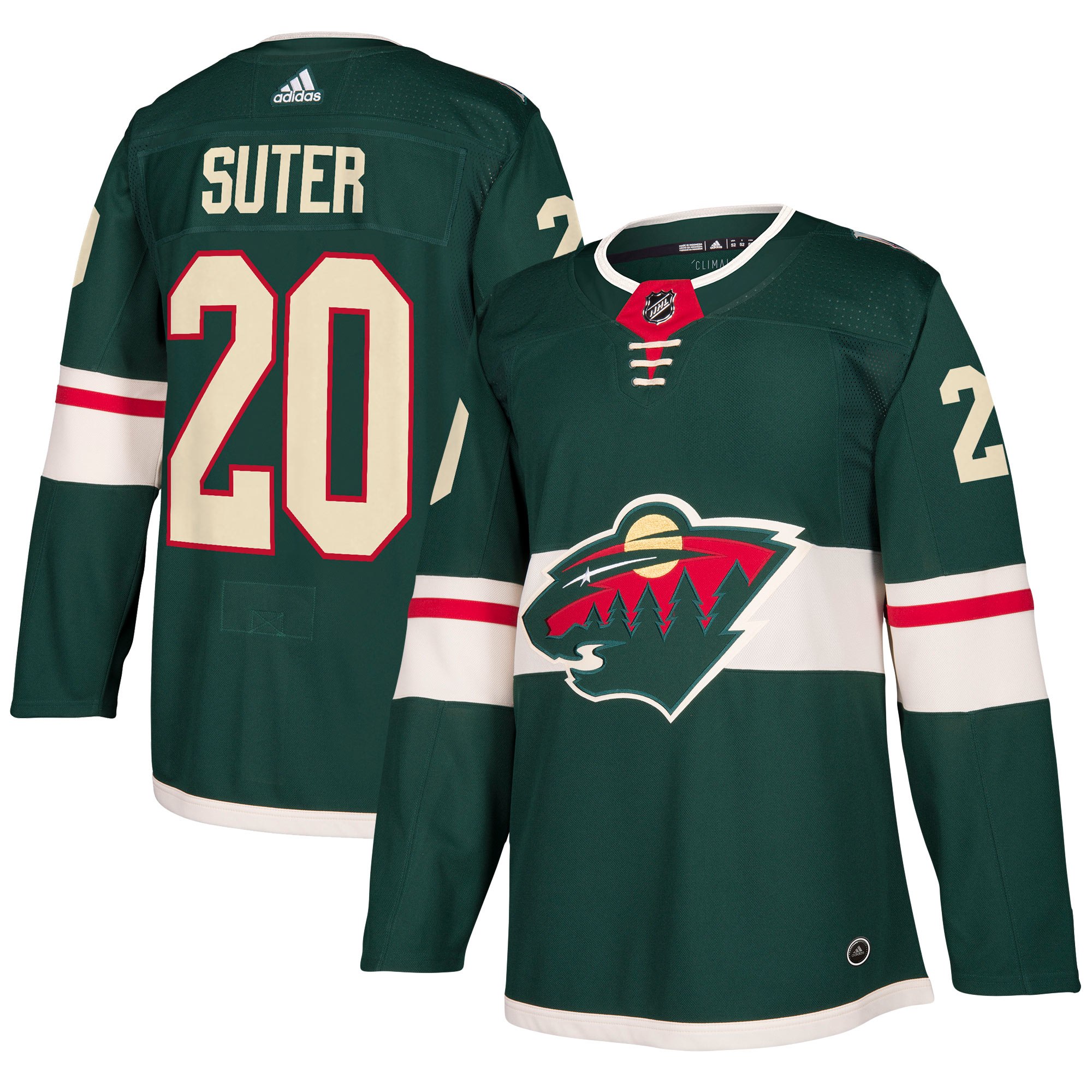 Adidas Dres Minnesota Wild #20 Ryan Suter adizero Home Authentic Player Pro Distribúcia: USA