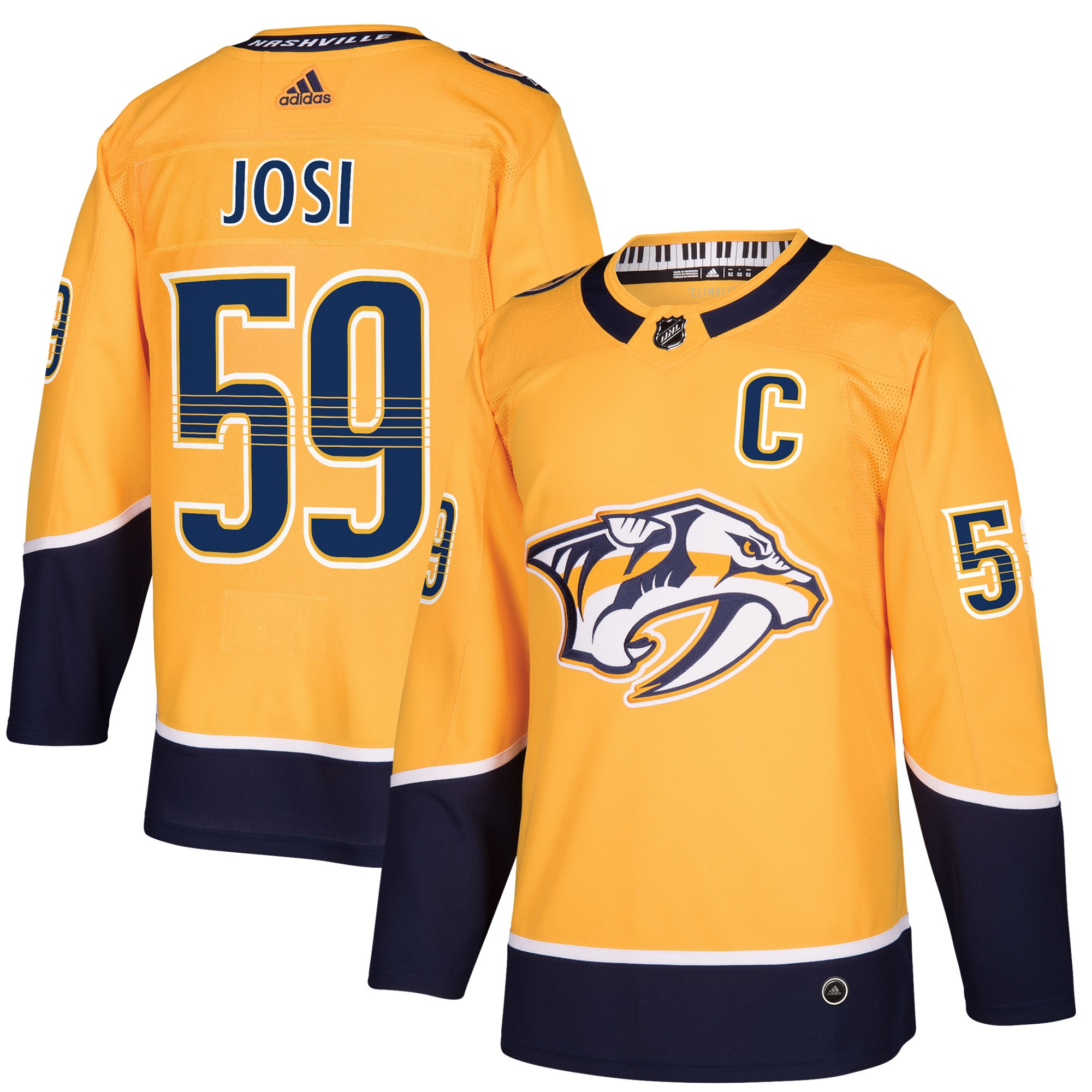 Adidas Dres Nashville Predators #59 Roman Josi adizero Home Authentic Player Pro Distribúcia: USA