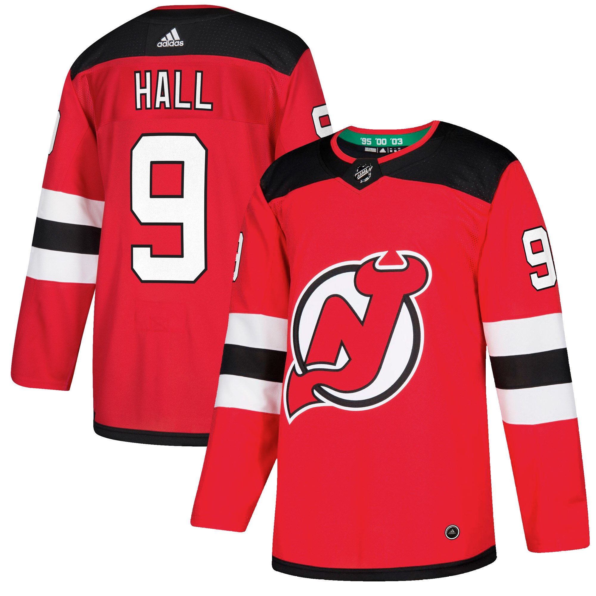 Adidas Dres New Jersey Devils #9 Taylor Hall adizero Home Authentic Player Pro Distribúcia: USA