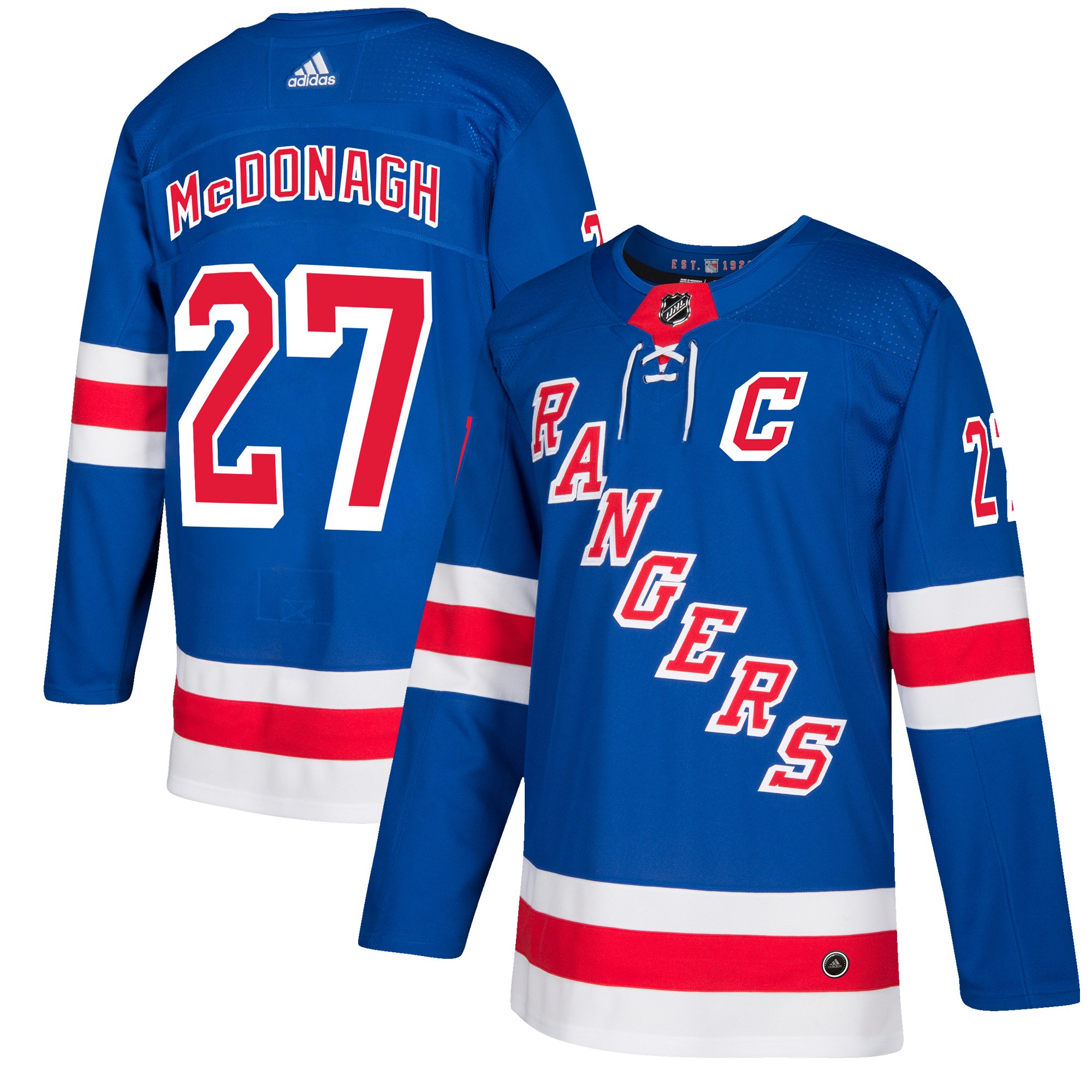 Adidas Pánský dres New York Rangers NHL #27 Ryan McDonagh adizero Home Authentic Player Pro Veľkosť: XL, Distribúcia: USA