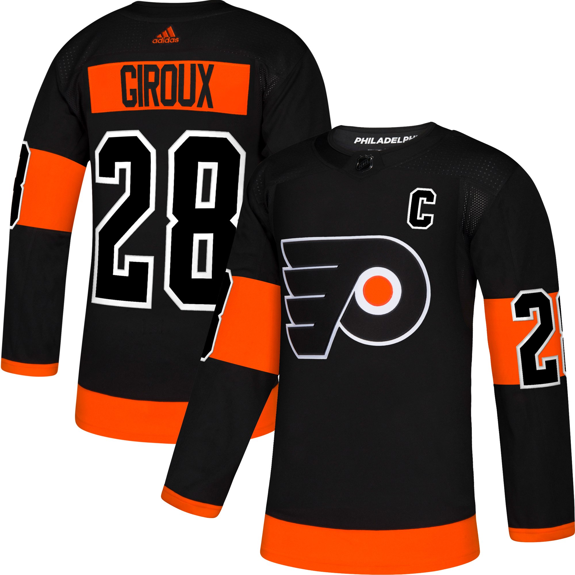 Adidas Dres Philadelphia Flyers #28 Claude Giroux adizero Alternate Authentic Player Pro Distribúcia: USA