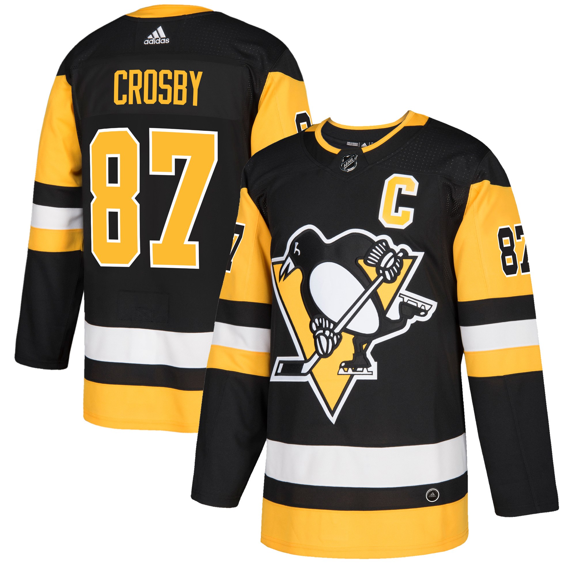 Adidas Dres Pittsburgh Penguins #87 Sidney Crosby adizero Home Authentic Player Pro Distribúcia: USA