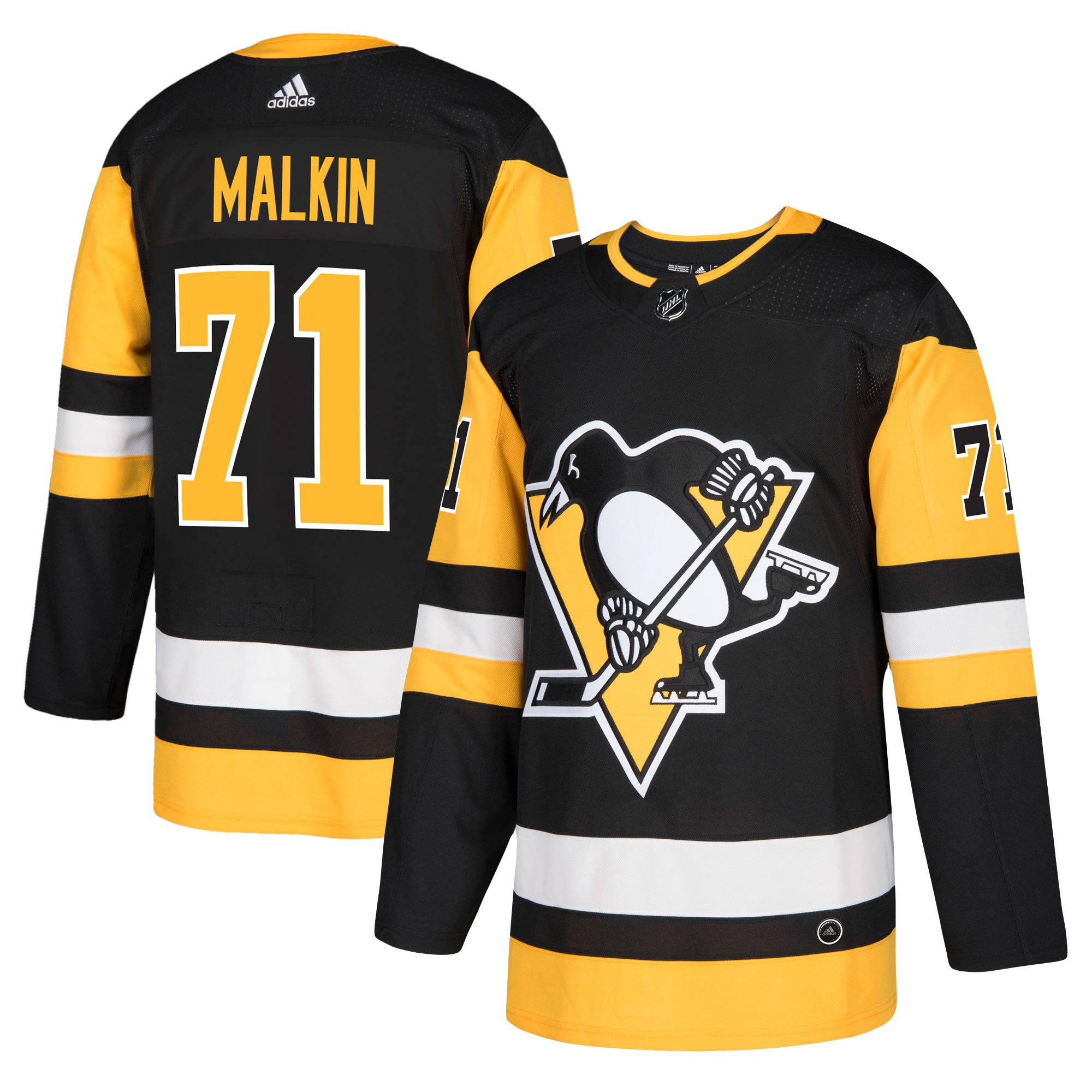 Adidas Dres Pittsburgh Penguins #71 Evgeni Malkin adizero Home Authentic Player Pro Distribúcia: USA