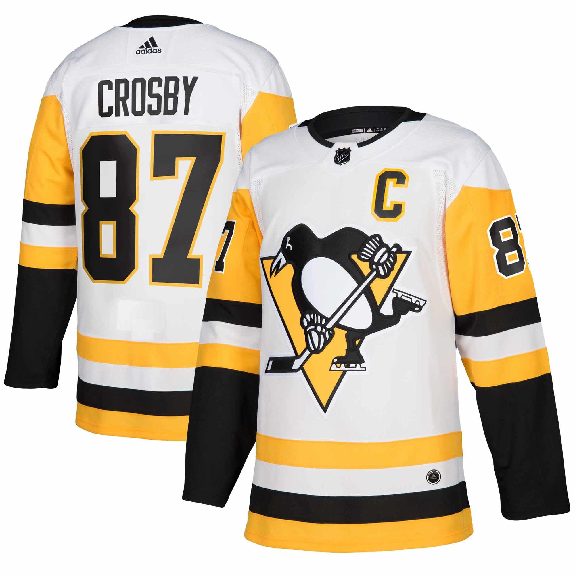 Adidas Dres Pittsburgh Penguins #87 Sidney Crosby adizero Away Authentic Player Pro Distribúcia: USA
