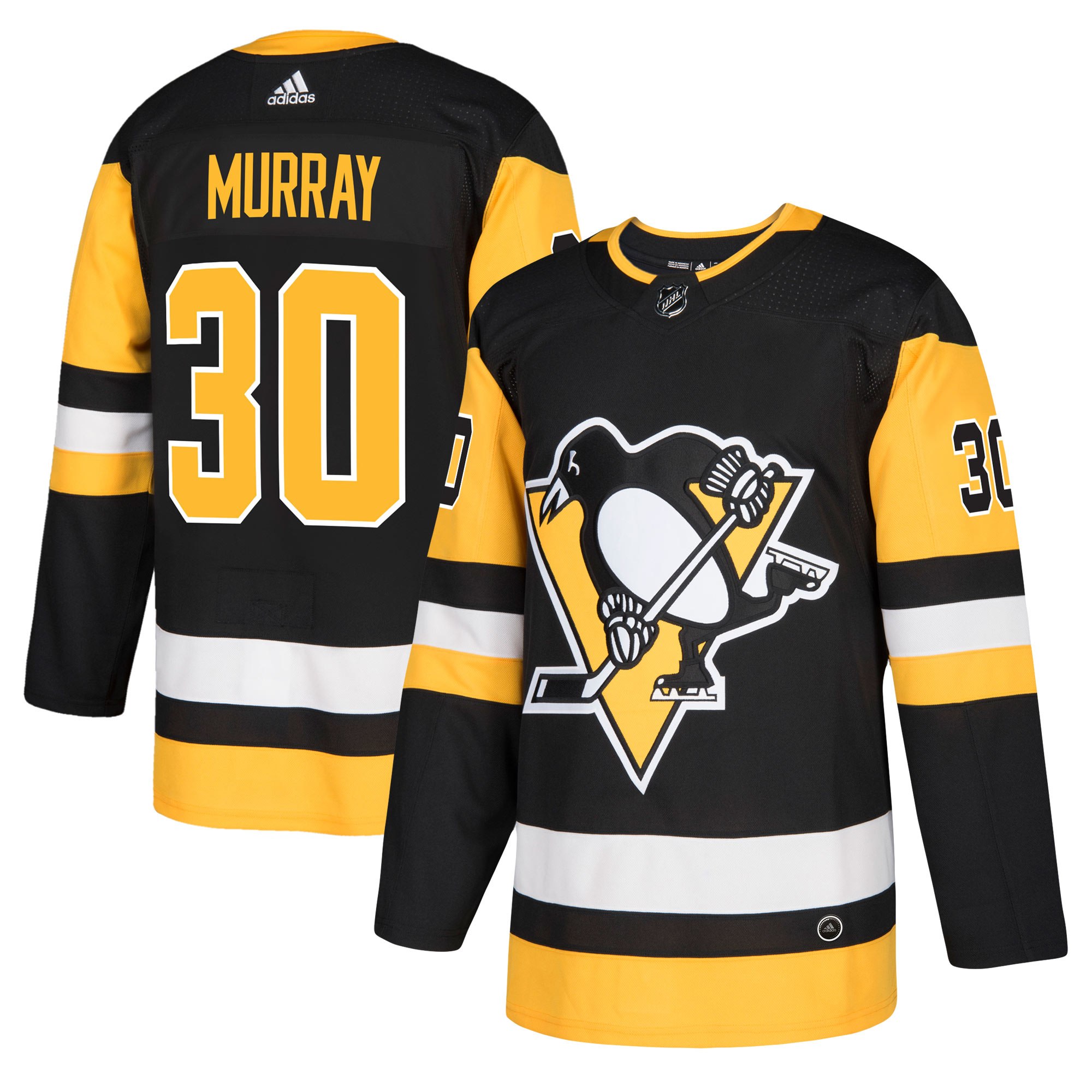Adidas Dres Pittsburgh Penguins #30 Matt Murray adizero Home Authentic Player Pro Distribúcia: USA