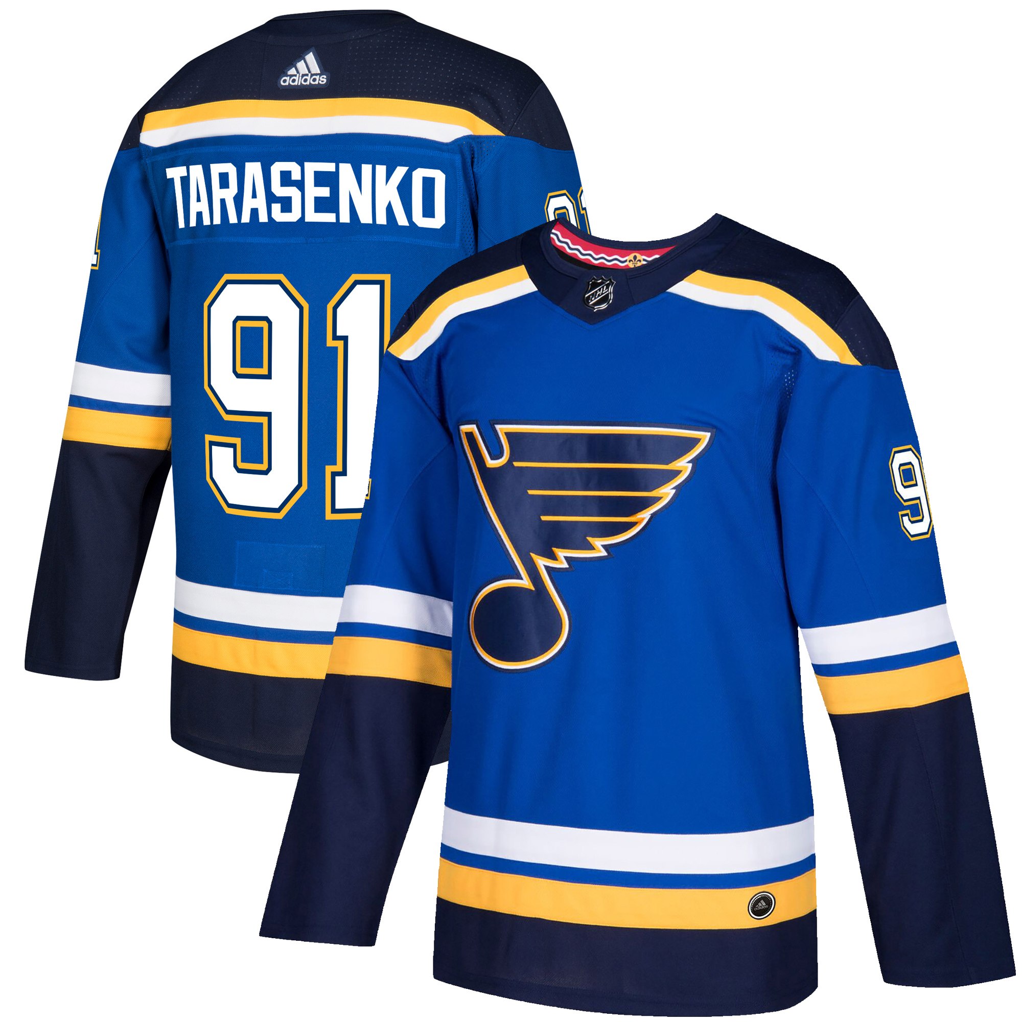 Adidas Dres St. Louis Blues #91 Vladimir Tarasenko adizero Home Authentic Player Pro Distribúcia: USA