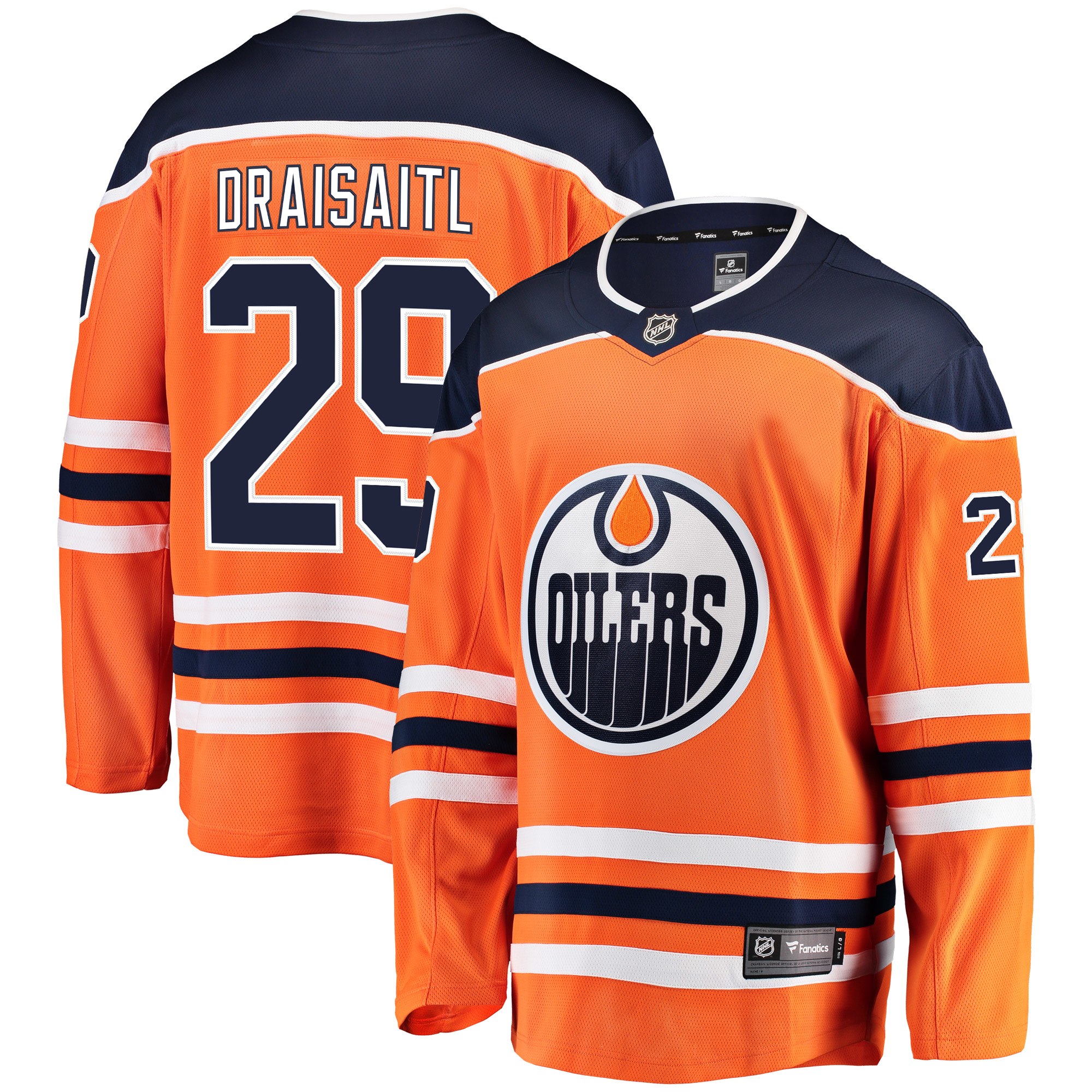 Fanatics Dres Edmonton Oilers #29 Leon Draisaitl Breakaway Alternate Jersey Veľkosť: XL, Distribúcia: USA