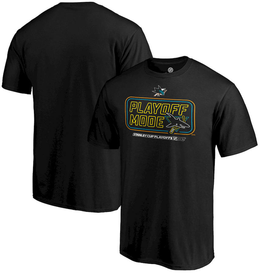Fanatics Tričko San Jose Sharks 2019 Stanley Cup Playoffs Bound Charging Veľkosť: L