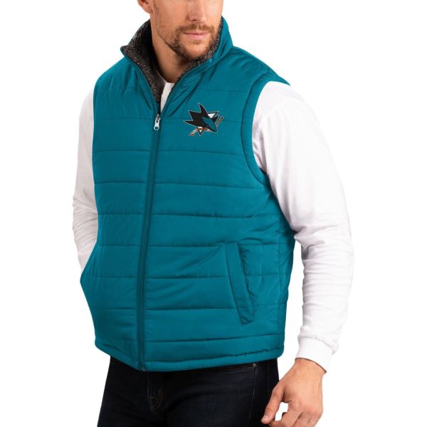 G-III Pánska Oboustranná Vesta San Jose Sharks Power Hitter Reversible Vest Veľkosť: XXL