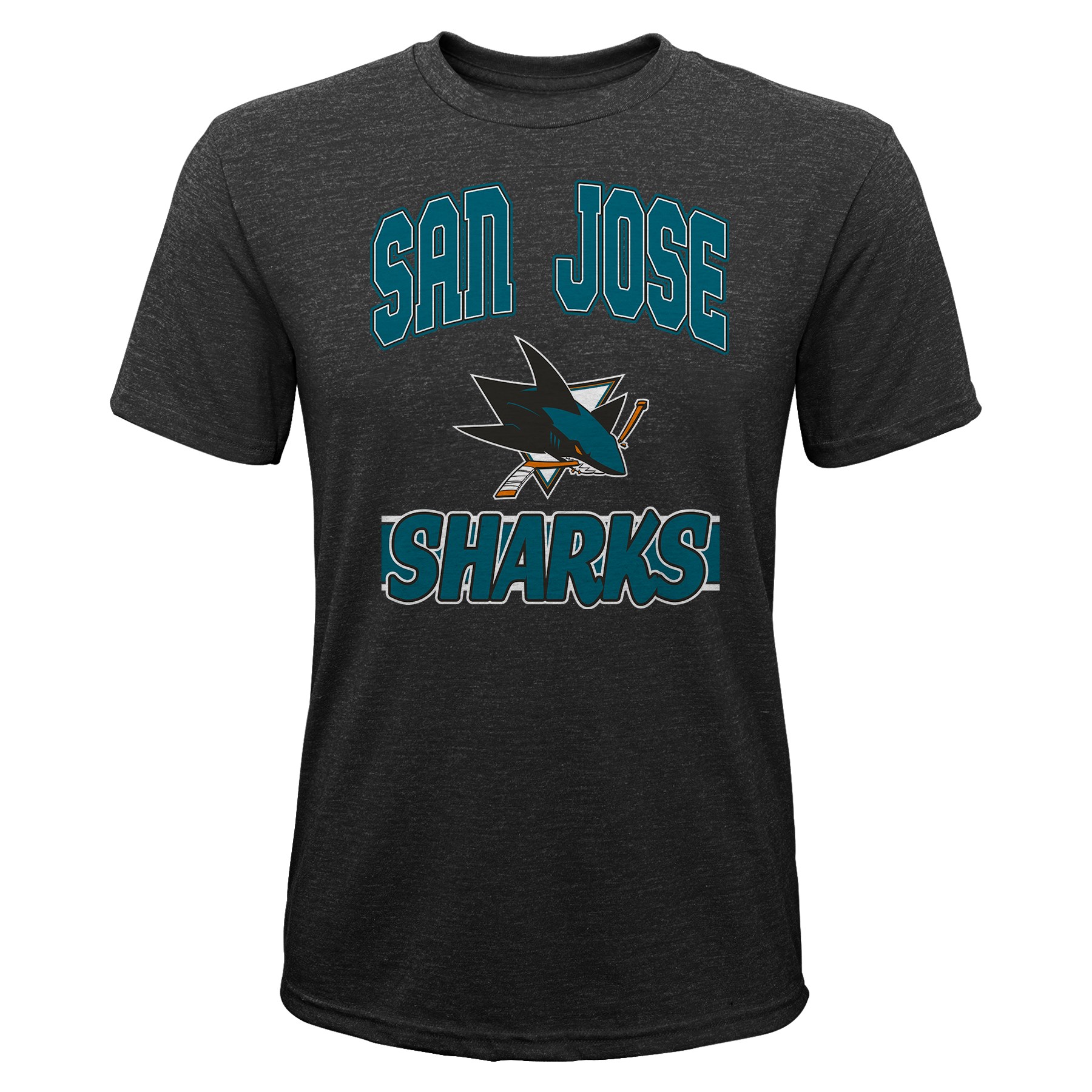 Outerstuff Detské Tričko San Jose Sharks All Time Great Ss Triblend Veľkosť: Dětské XL (13 - 15 let)