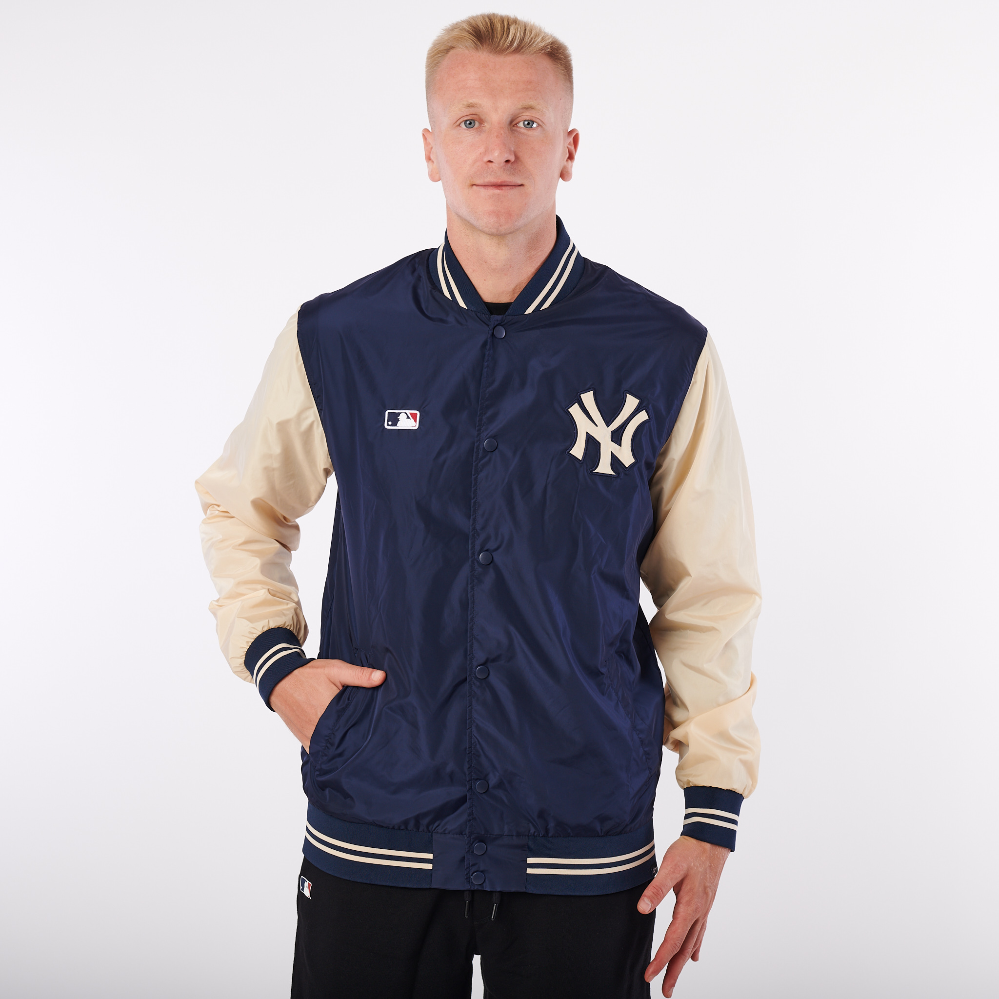 47 Brand Pánská bunda New York Yankees MLB Wordmark ’47 DRIFT Track Jacket Veľkosť: M