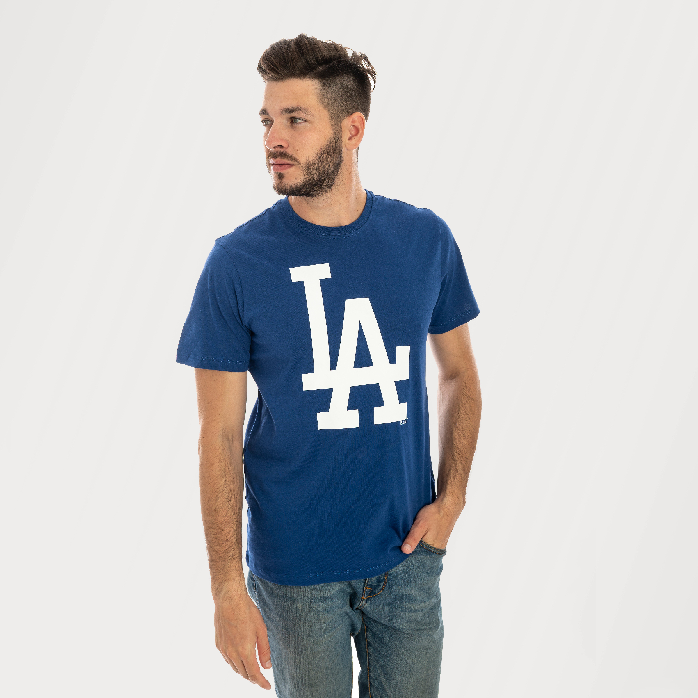E-shop 47 Brand Pánske tričko Los Angeles Dodgers MLB Imprint ’47 Echo Tee