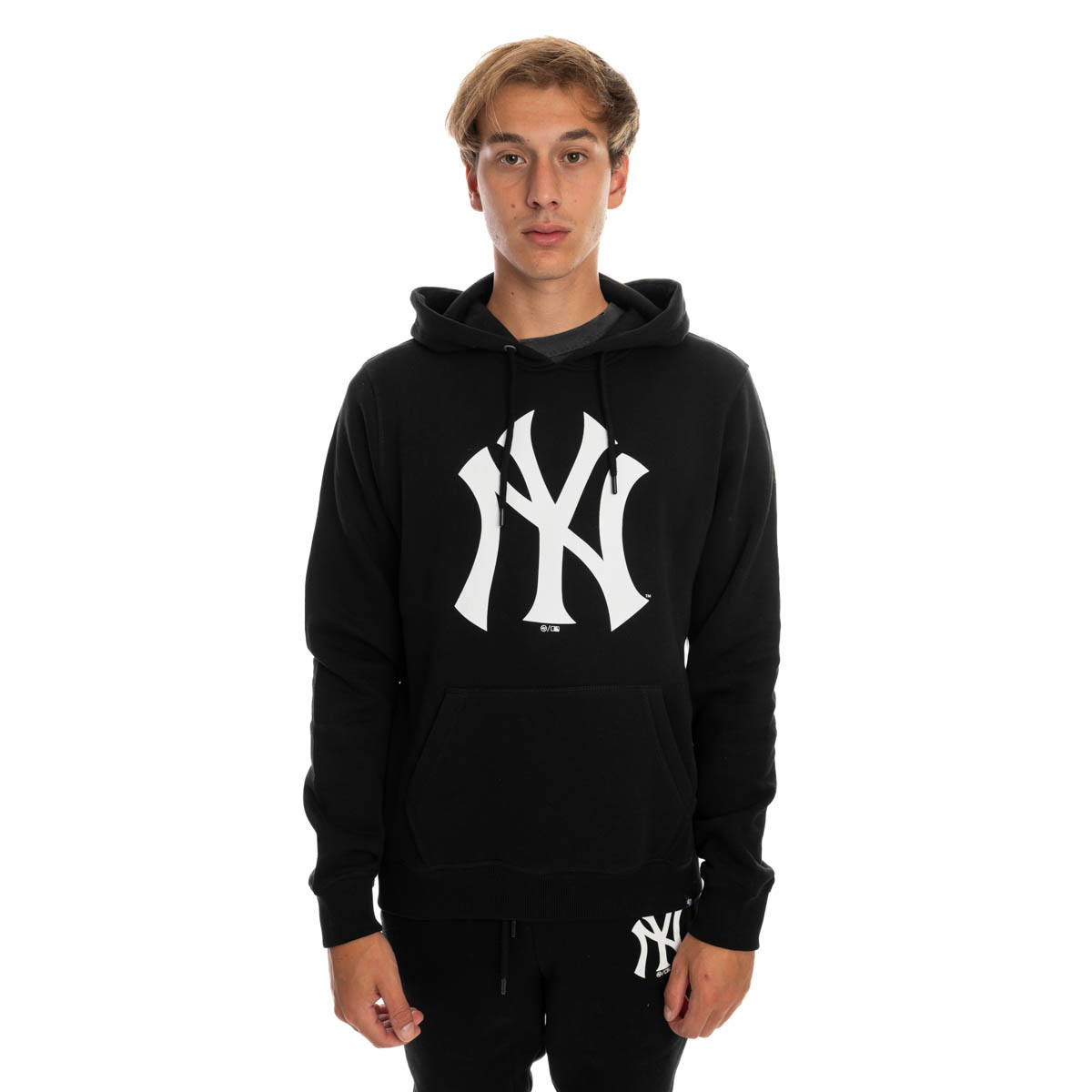 47 Brand Pánská mikina New York Yankees MLB Imprint ’47 BURNSIDE Pullover Hood Veľkosť: L