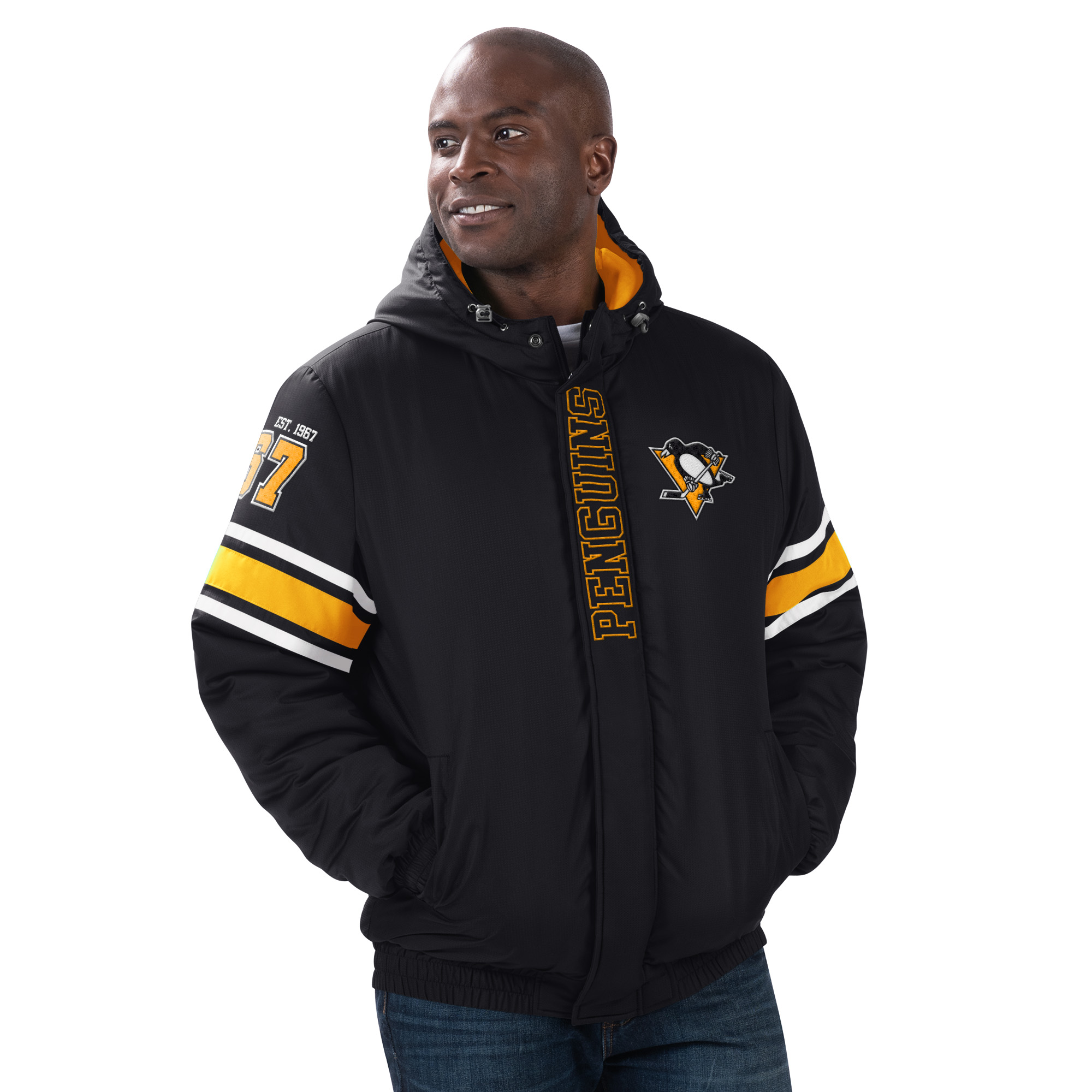 E-shop G-III Pánska bunda Pittsburgh Penguins NHL Tight End Winter Jacket