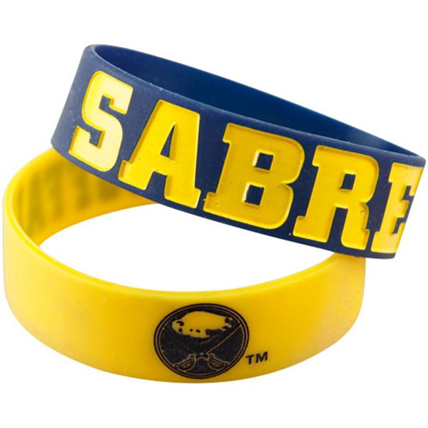 Gear for Sports Silikonový náramek - Buffalo Sabres NHL - 2 kusy