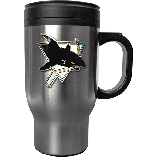 Great American Hrnek - Stainless Steel Travel - San Jose Sharks