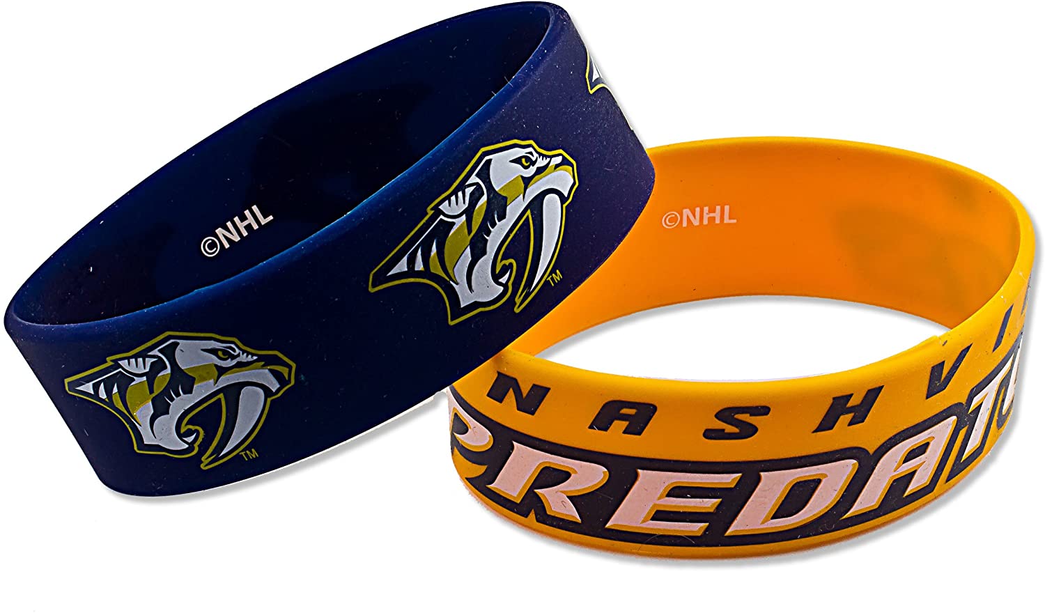 Aminco Silikonový Náramek Nashville Predators NHL 2 Kusy