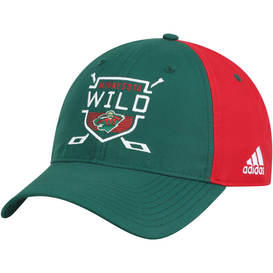 Kšiltovka Minnesota Wild Adidas Coaches Two-Tone Hockey Shield