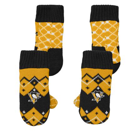 Outerstuff Detské rukavice Pittsburgh Penguins Fleece Lined Patchwork