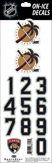 E-shop Sport Star Samolepky na helmu Florida Panthers NHL Decals Palm Tree