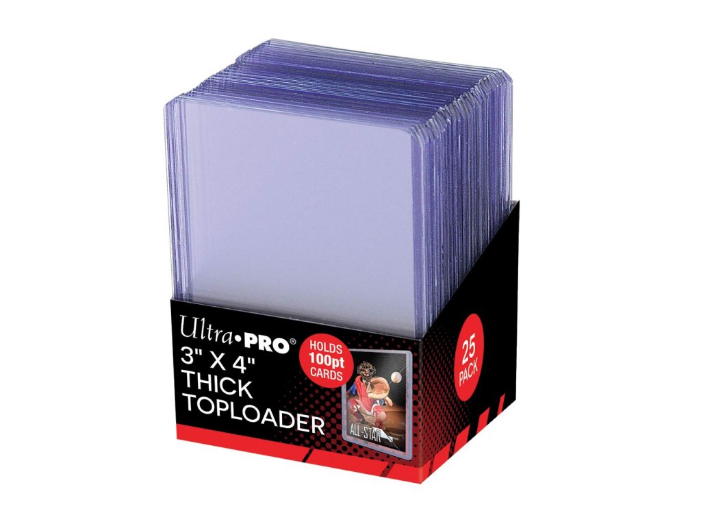E-shop Ultra PRO Plastový Obal Na Hokejové Karty UP Toploader Thicker 100 pt 25 ks