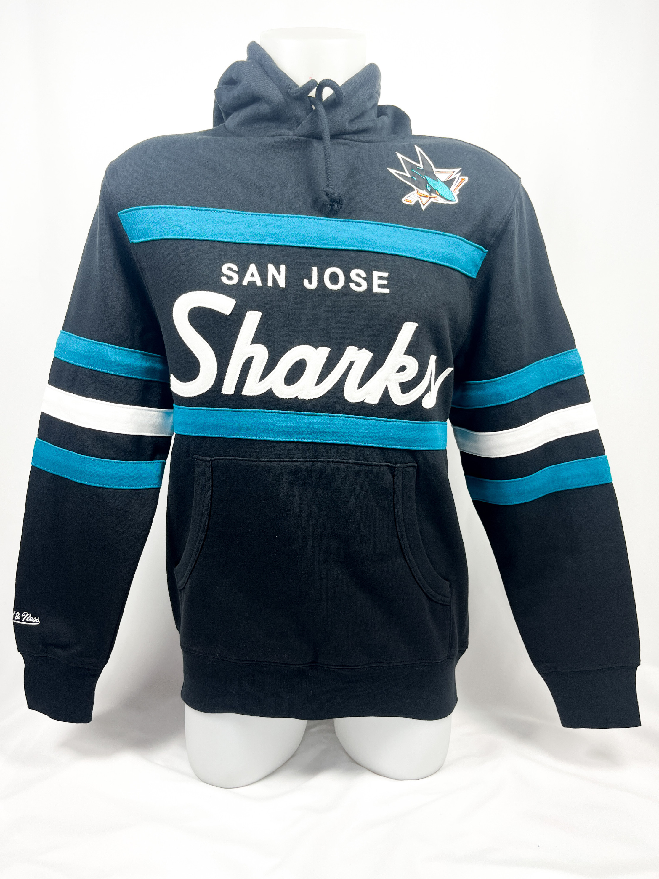 Mitchell & Ness Pánska Mikina San Jose Sharks Head Coach Hoodie Veľkosť: 2XL