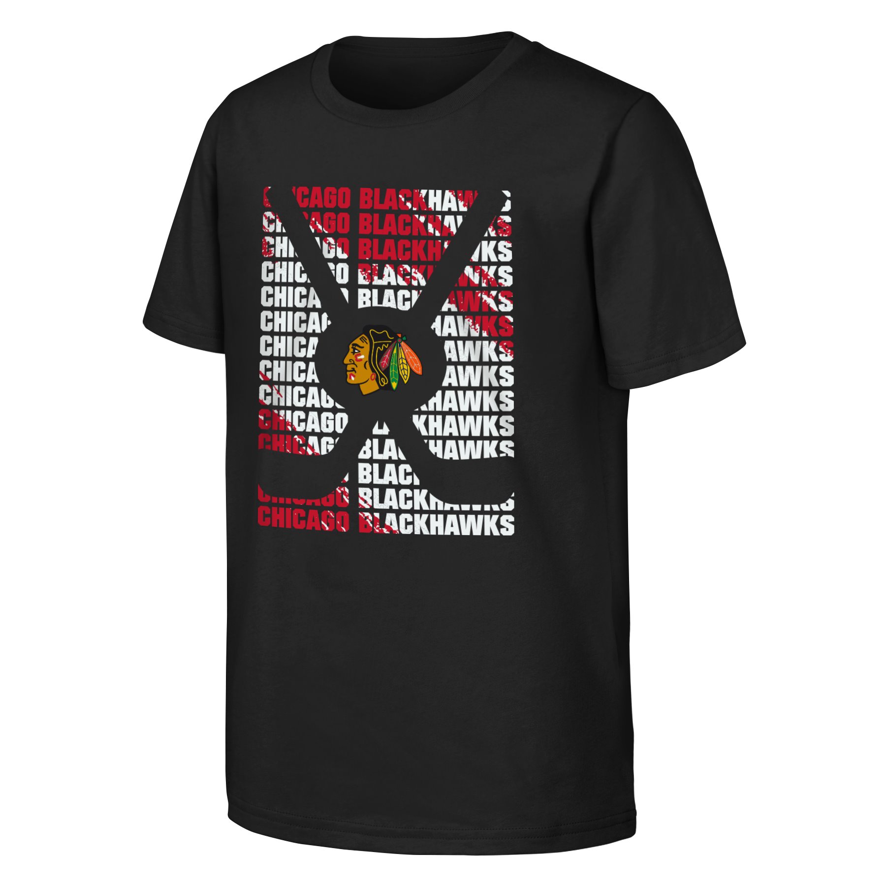 E-shop Outerstuff Detské tričko Chicago Blackhawks NHL Box Ss Ctn Tee
