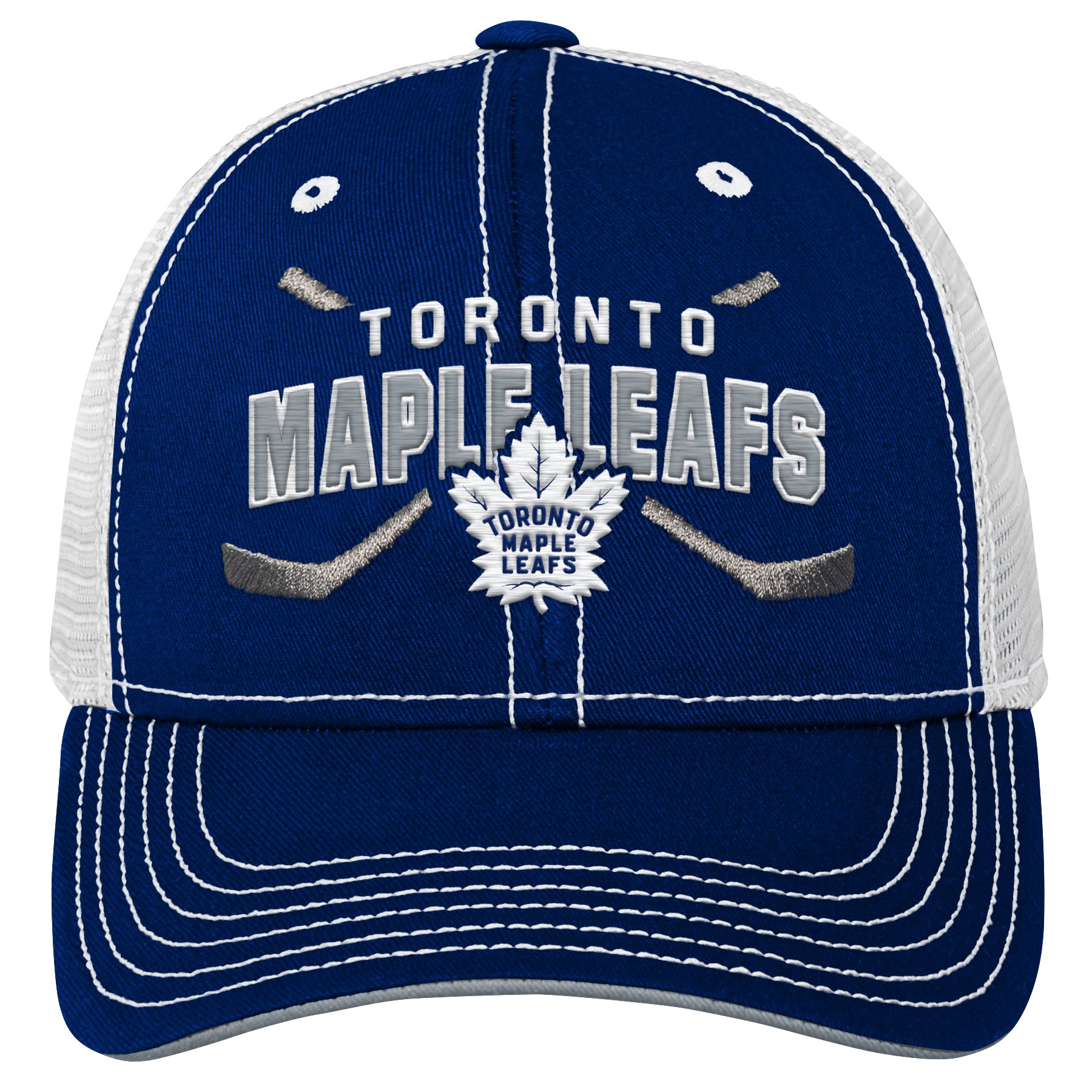 E-shop Outerstuff Detská šiltovka Toronto Maple Leafs NHL Lockup Meshback Adjustable