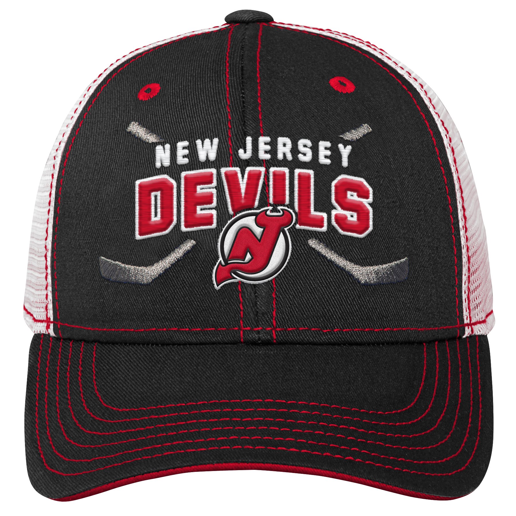 E-shop Outerstuff Detská šiltovka New Jersey Devils NHL Lockup Meshback Adjustable