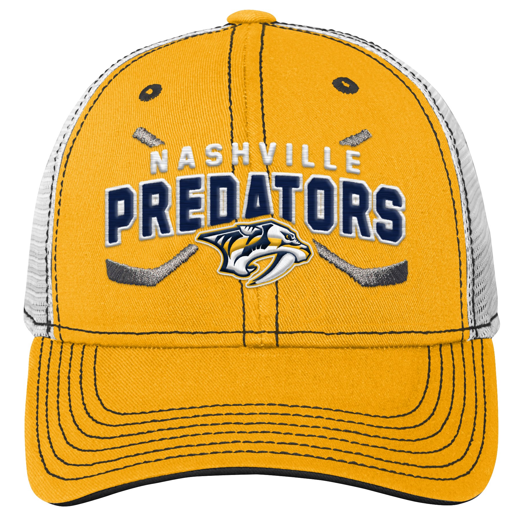 E-shop Outerstuff Detská šiltovka Nashville Predators NHL Lockup Meshback Adjustable