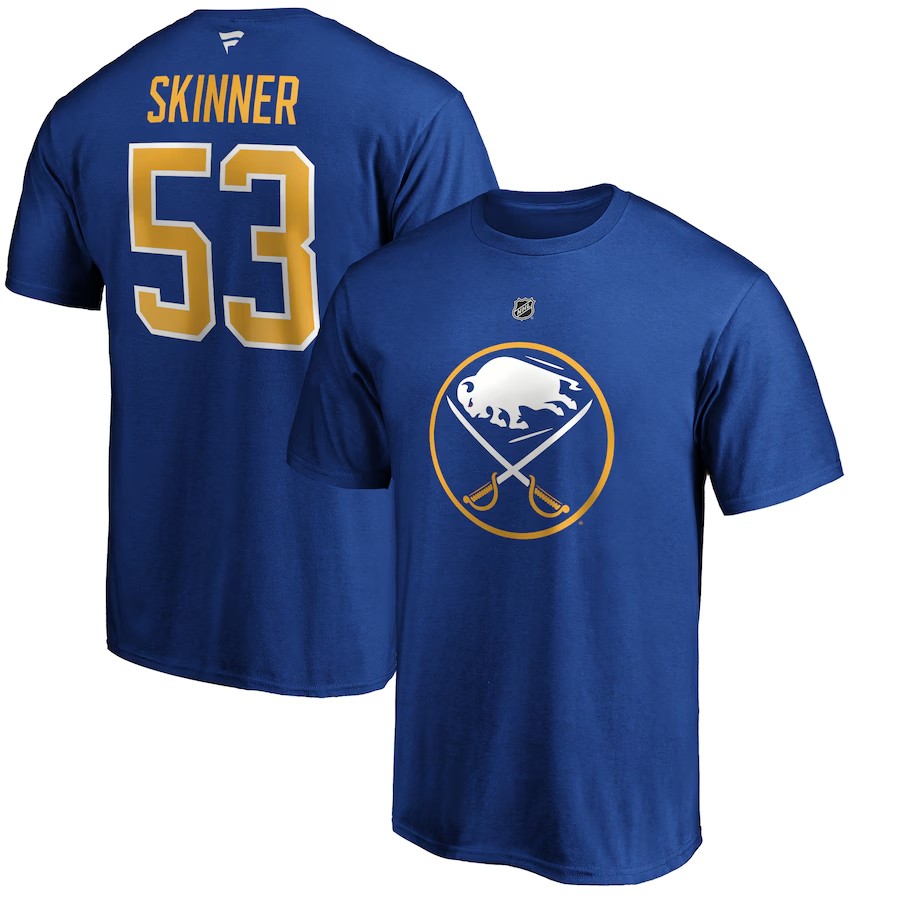 E-shop Fanatics Pánske tričko Jeff Skinner #53 Buffalo Sabres NHL Stack Logo Name & Number