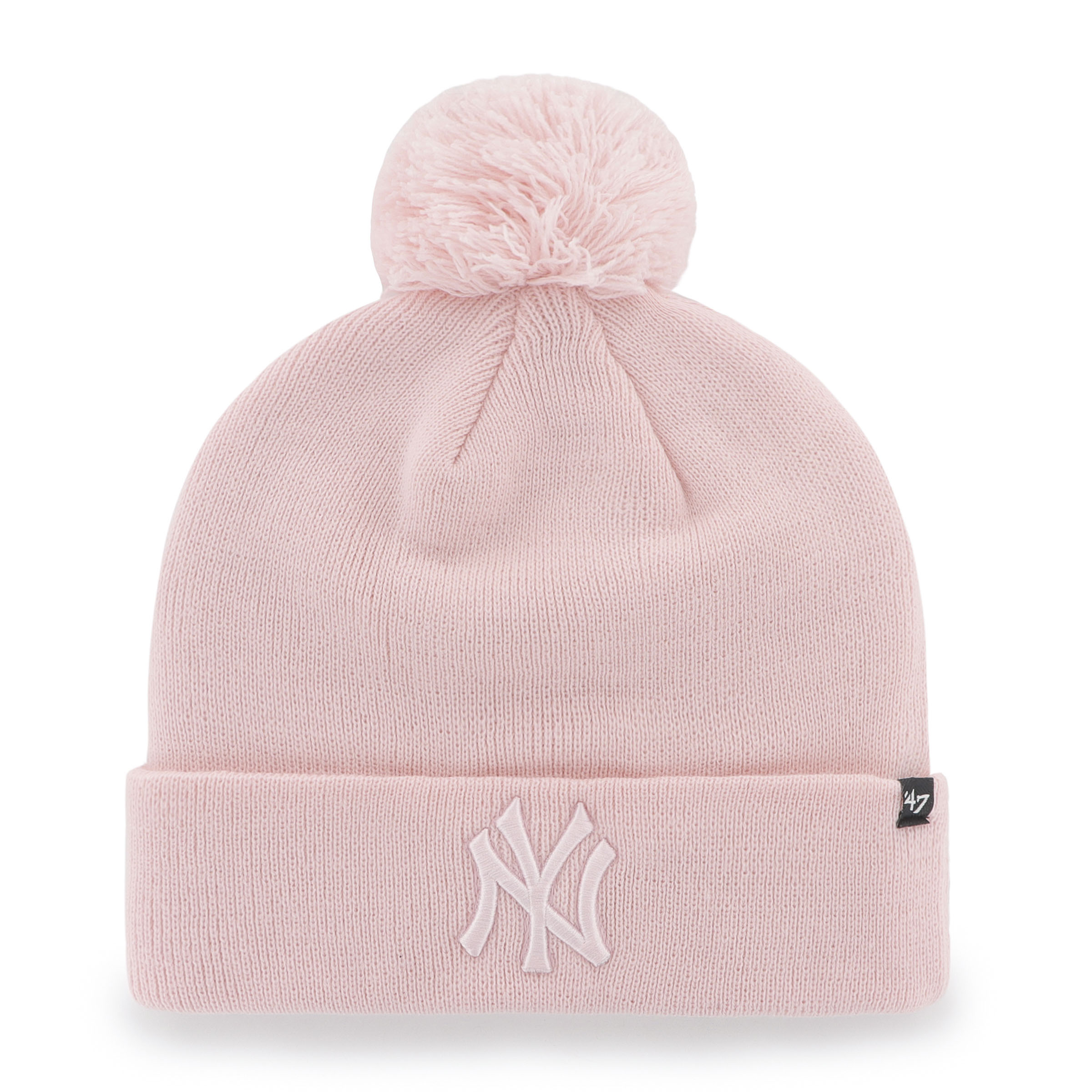 47 Brand Pánská zimní čepice New York Yankees MLB Breakaway ’47 CUFF KNIT Pink