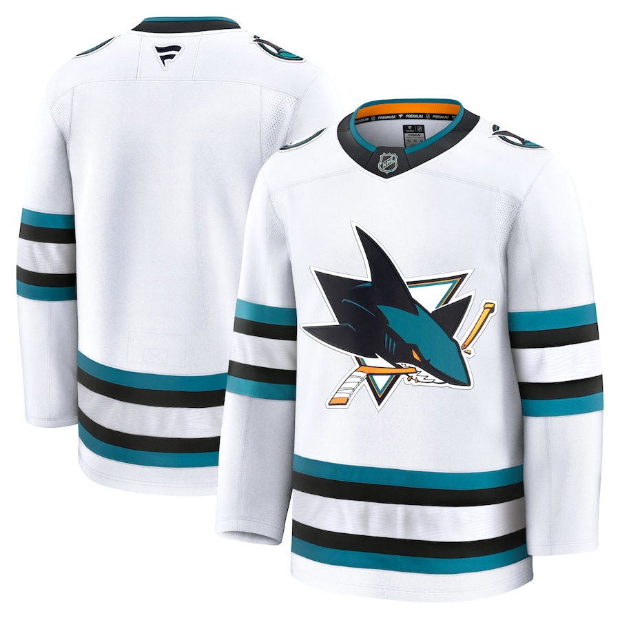 Fanatics Pánsky Dres San Jose Sharks Premium Away Jersey Veľkosť: 60 (XXXL)
